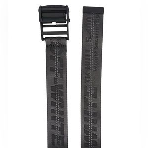 Off-White Woven Industrial Belt Black